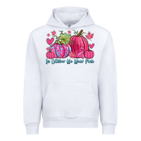White in october we wear pink Urban Hoodie - Zillion Design Studio
