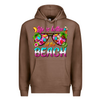 Chestnut life is better at the beach Premium Hoodie - texasbilliewilder