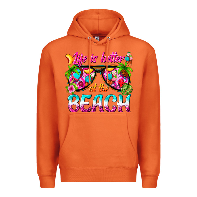 Life Is Better At The Beach Premium Hoodie by texasbilliewilder | Teevron