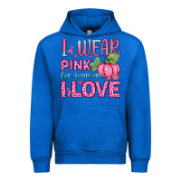 Cobalt i wear pink for someone i love Urban Hoodie - Zillion Design Studio