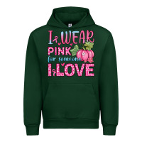 Forest Green i wear pink for someone i love Urban Hoodie - Zillion Design Studio