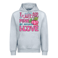 Heather Grey i wear pink for someone i love Urban Hoodie - Zillion Design Studio