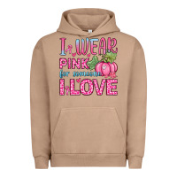Pigment Burro i wear pink for someone i love Urban Hoodie - Zillion Design Studio