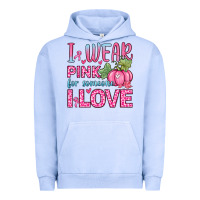 Pigment Grape Ice i wear pink for someone i love Urban Hoodie - Zillion Design Studio