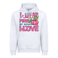 White i wear pink for someone i love Urban Hoodie - Zillion Design Studio