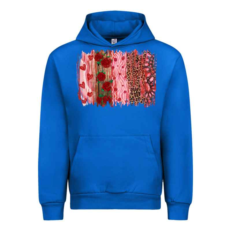 Valentine's Day Brushstrokes Urban Hoodie by RanaPortraitStore | Teevron