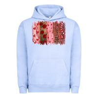 Pigment Grape Ice valentine's day brushstrokes Urban Hoodie - RanaPortraitStore