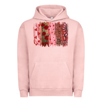 Pigment Salmon valentine's day brushstrokes Urban Hoodie - RanaPortraitStore