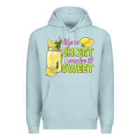 Blue Mist life is  make it sweet Premium Hoodie - texasbilliewilder