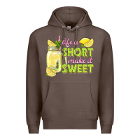 Coffee life is  make it sweet Premium Hoodie - texasbilliewilder