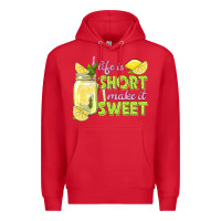 Red life is  make it sweet Premium Hoodie - texasbilliewilder