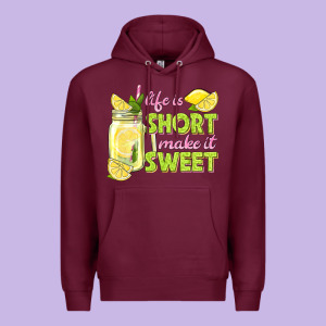 Life Is  Make It Sweet Premium Hoodie Designed By Texasbilliewilder