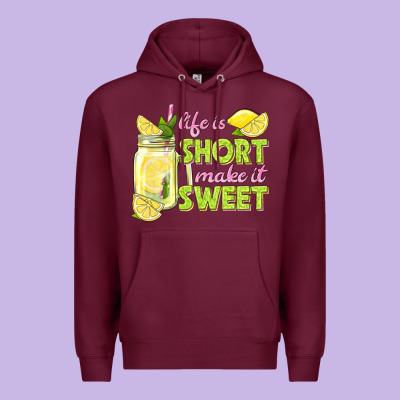 Life Is  Make It Sweet Premium Hoodie Designed By Texasbilliewilder