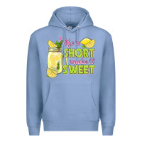 Colony Blue life is  make it sweet Premium Hoodie - texasbilliewilder