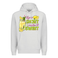 Dove Grey life is  make it sweet Premium Hoodie - texasbilliewilder