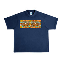 Navy Thick Thighs Pumpkin Pies Urban Heavy Tee - Artiststas