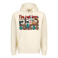 Tofu i'm just here for the snacks Premium Hoodie - Zillion Design Studio
