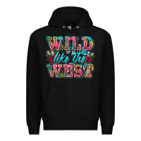 Black wild like the west Premium Hoodie - Zillion Design Studio