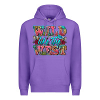 Purple wild like the west Premium Hoodie - Zillion Design Studio