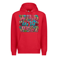 Red wild like the west Premium Hoodie - Zillion Design Studio