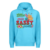 Ocean Blue little miss sassy pants Premium Hoodie - texasbilliewilder