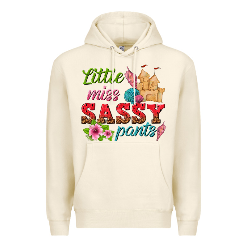 Little Miss Sassy Pants Premium Hoodie by texasbilliewilder | Teevron