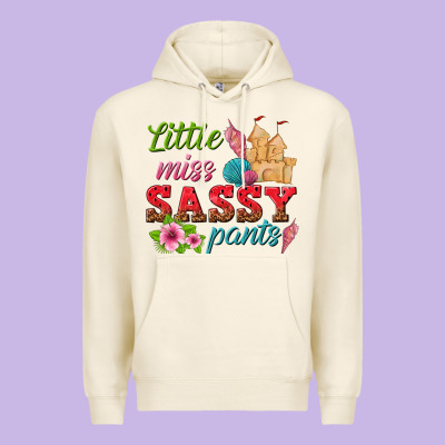 Little Miss Sassy Pants Premium Hoodie Designed By Texasbilliewilder