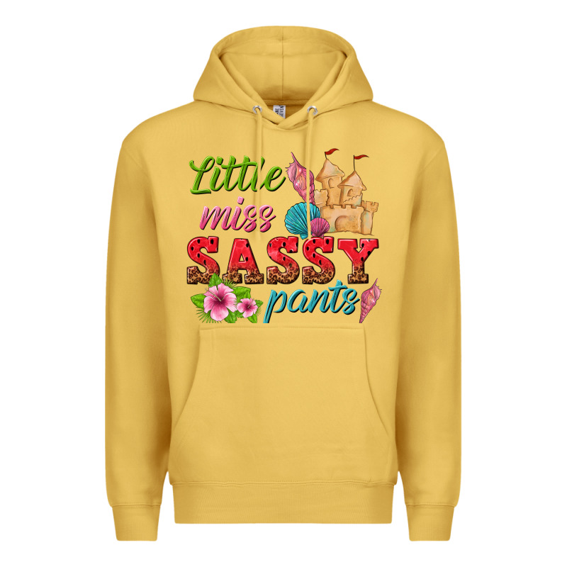 Little Miss Sassy Pants Premium Hoodie by texasbilliewilder | Teevron