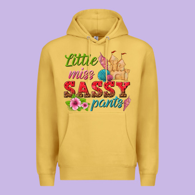 Little Miss Sassy Pants Premium Hoodie Designed By Texasbilliewilder