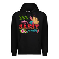 Black little miss sassy pants Premium Hoodie - texasbilliewilder