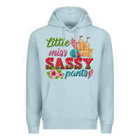 Blue Mist little miss sassy pants Premium Hoodie - texasbilliewilder