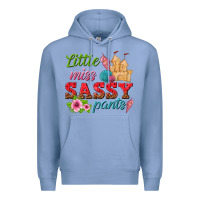 Colony Blue little miss sassy pants Premium Hoodie - texasbilliewilder