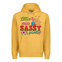 Mustard little miss sassy pants Premium Hoodie - texasbilliewilder