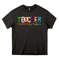 Asphalt Teacher Cryons Kids Caffeine Heavy Core Tee - CowhideDigitalArt