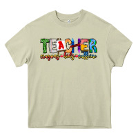 Mossy Teacher Cryons Kids Caffeine Heavy Core Tee - CowhideDigitalArt