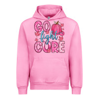 Fuchsia Pink go fight cure Urban Hoodie - Zillion Design Studio