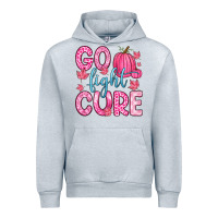 Heather Grey go fight cure Urban Hoodie - Zillion Design Studio