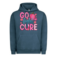 Pigment Midnight Navy go fight cure Urban Hoodie - Zillion Design Studio