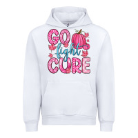 White go fight cure Urban Hoodie - Zillion Design Studio