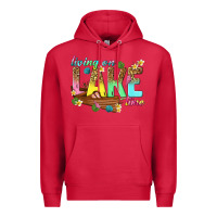 Cardinal living on lake time Premium Hoodie - texasbilliewilder