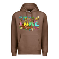 Chestnut living on lake time Premium Hoodie - texasbilliewilder