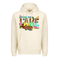 Tofu living on lake time Premium Hoodie - texasbilliewilder