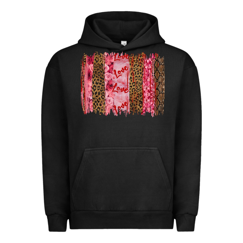 Valentine's Day Love Brushstrokes Urban Hoodie by RanaPortraitStore | Teevron