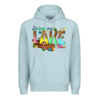 Blue Mist living on lake time Premium Hoodie - texasbilliewilder