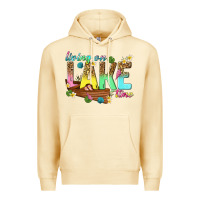 Pina Colada living on lake time Premium Hoodie - texasbilliewilder