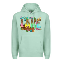 Seafoam living on lake time Premium Hoodie - texasbilliewilder