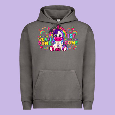 Kindergarten We Are Done 1st Here We Come With Unicorn Urban Hoodie Designed By Texasbilliewilder