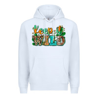 White keep it wild Premium Hoodie - Zillion Design Studio