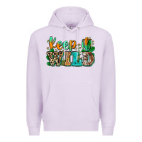 Lilac keep it wild Premium Hoodie - Zillion Design Studio