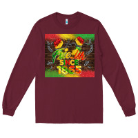 Burgundy free ish since 1865 Long Sleeve Tee - BarkalooDesign